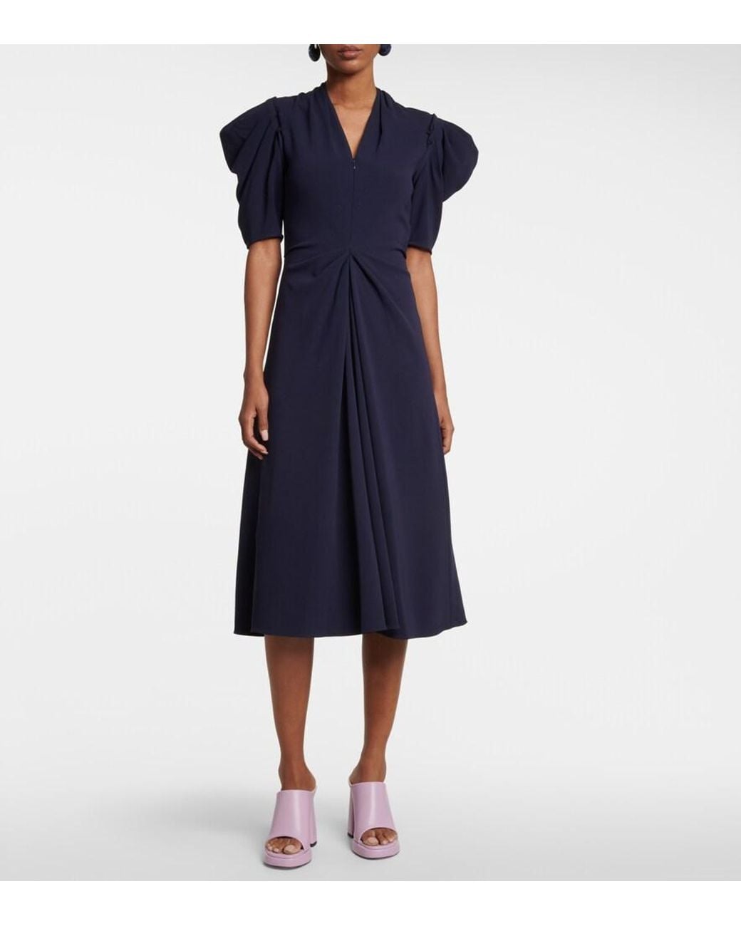 Proenza Schouler Pink Forma Leather Platform Mules