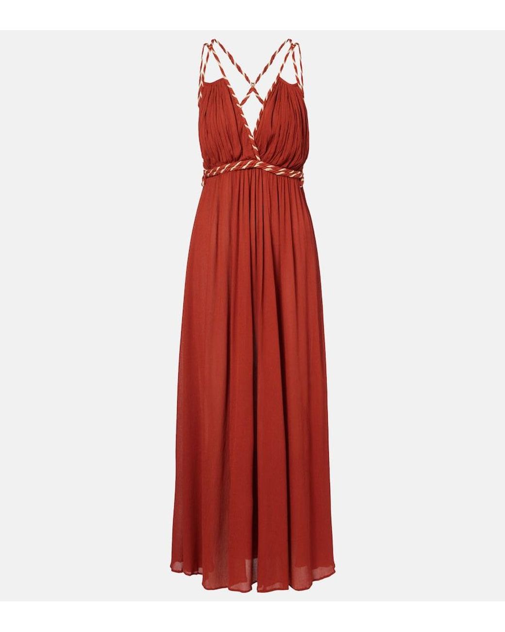 Poupette Red Colette Maxi Dress