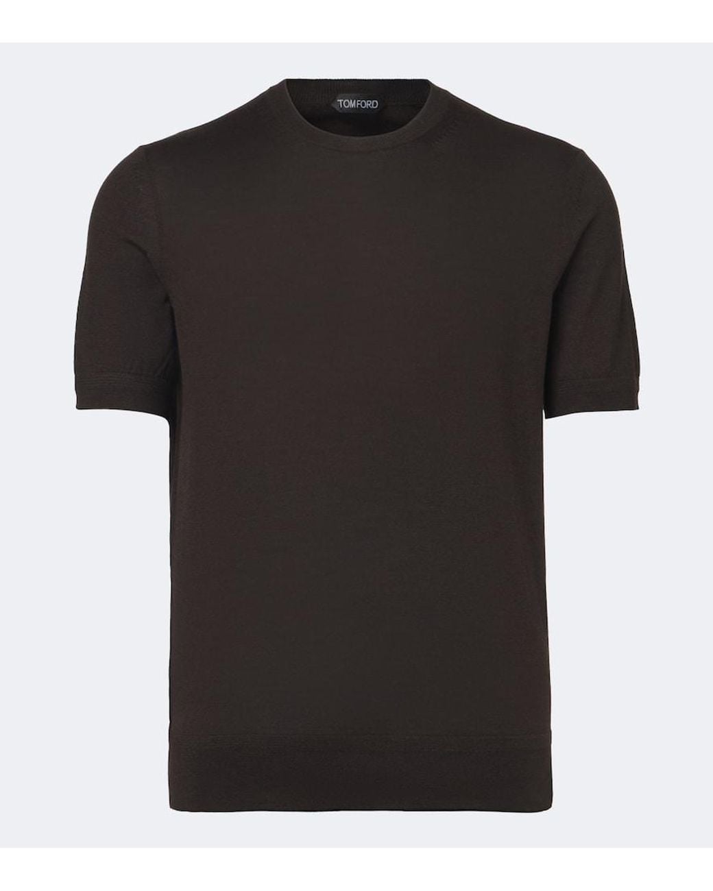 Tom Ford Black Cashmere And Silk T-Shirt for men
