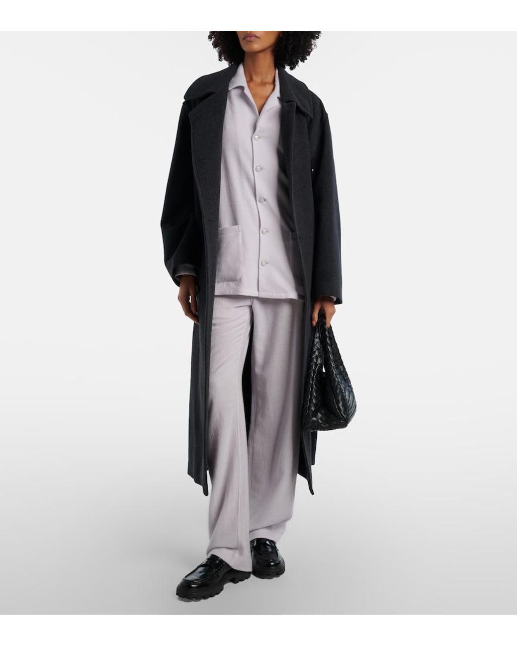 God's True Cashmere Purple Affirmations Cashmere Pajama Pants With Moonstone