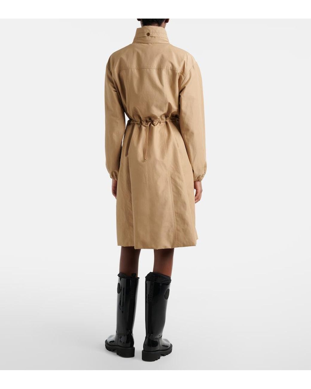 Moncler Natural Rhododendron Technical Cotton-Blend Parka