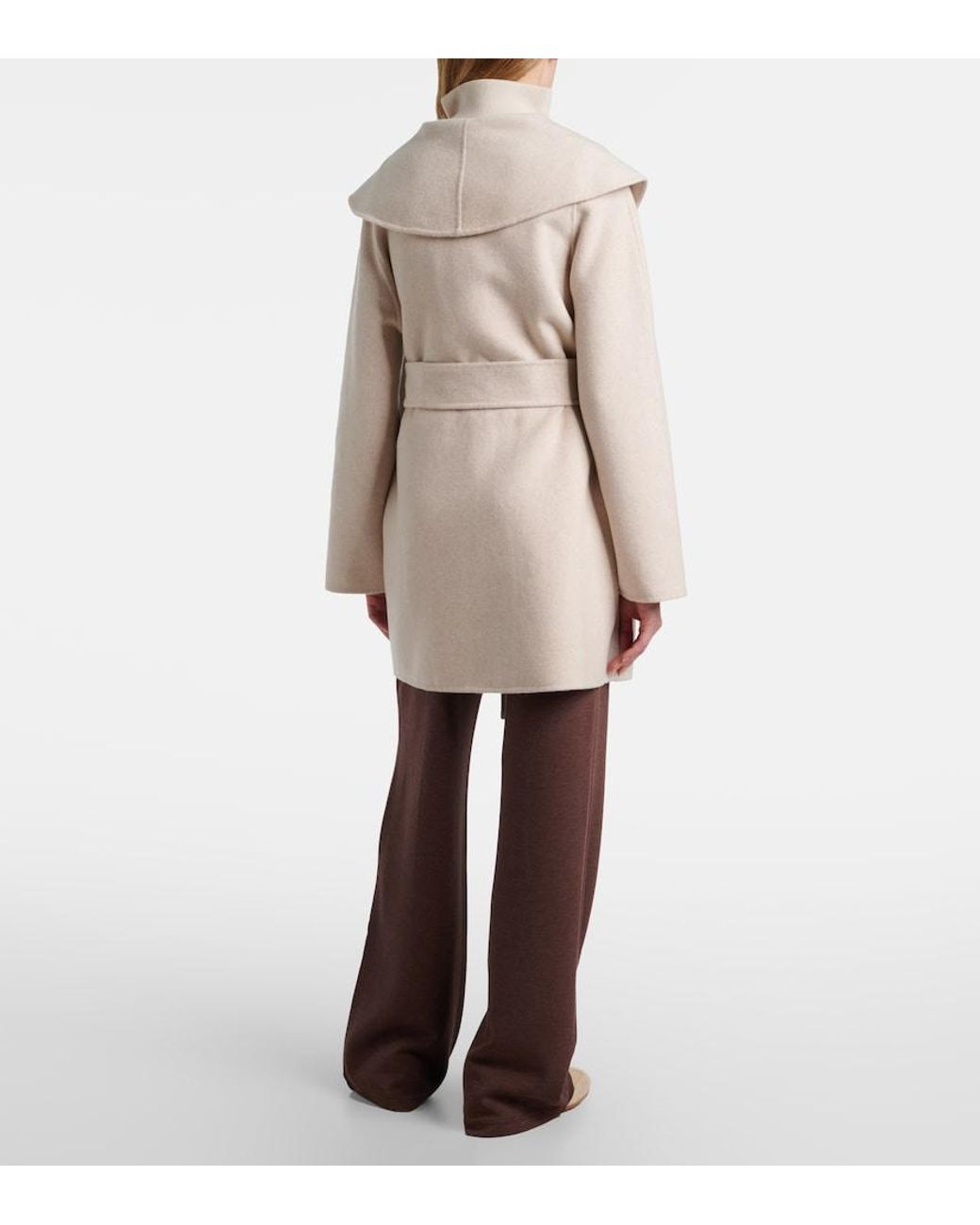 Varley Natural Edgemere Wool-Blend Wrap Jacket