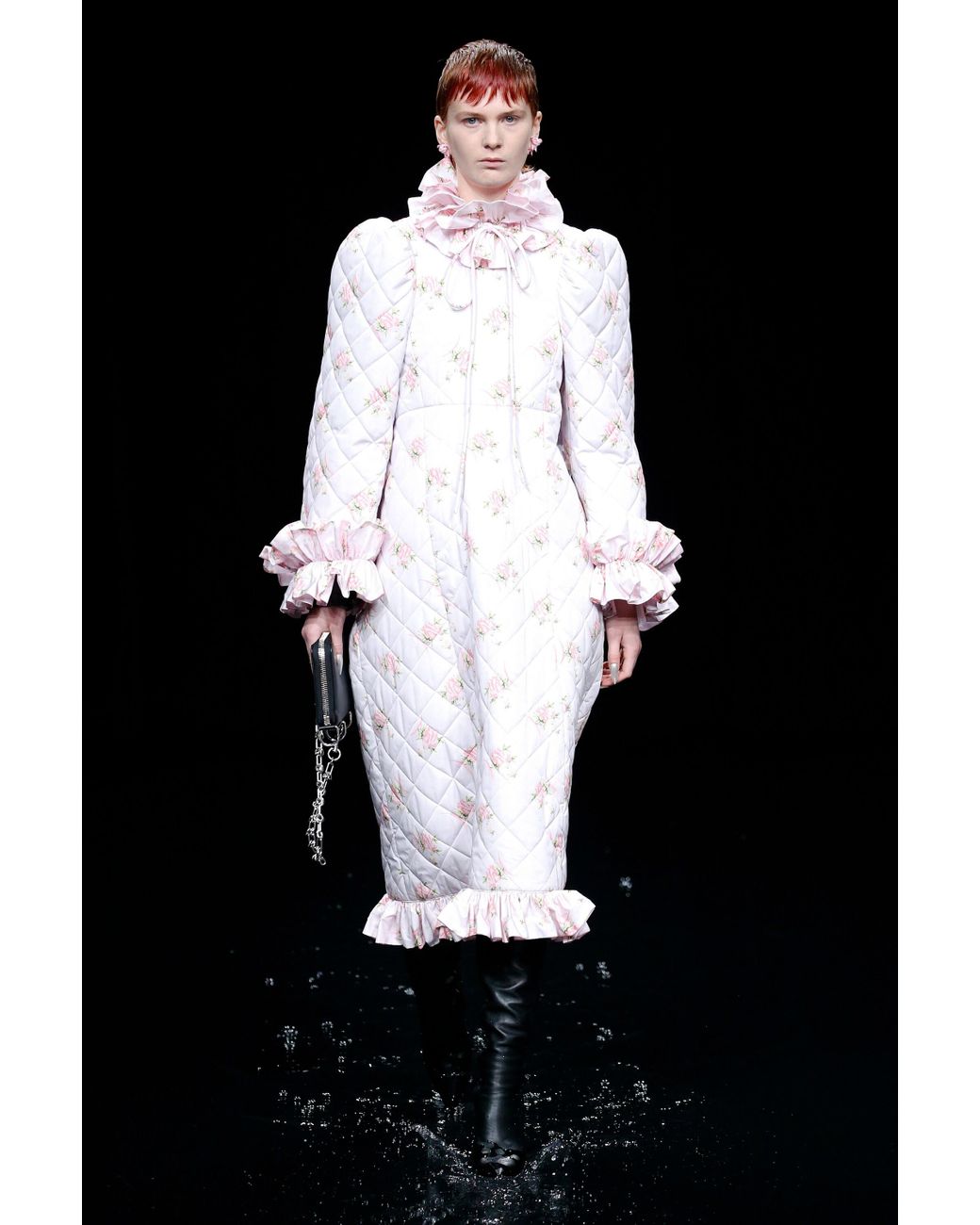Balenciaga Pig Single Earring in Pink Lyst