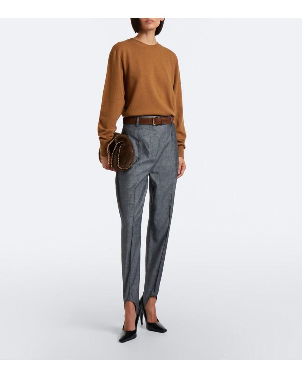 Stella McCartney Black Falabella Mini Tote Bag