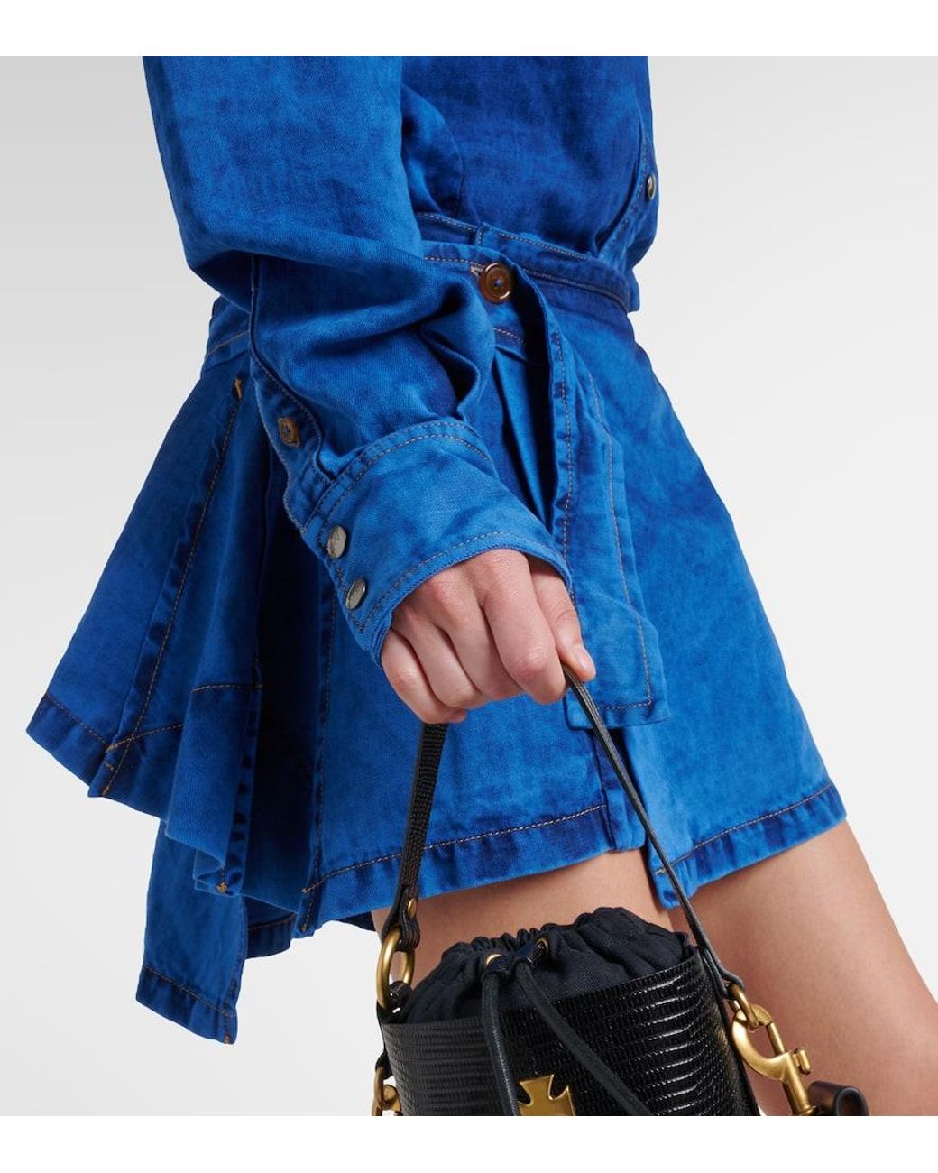 vivienne westwood denim dress Mid-length dress Vivienne Westwood Anglomania Blue size XS International in Denim - Jeans