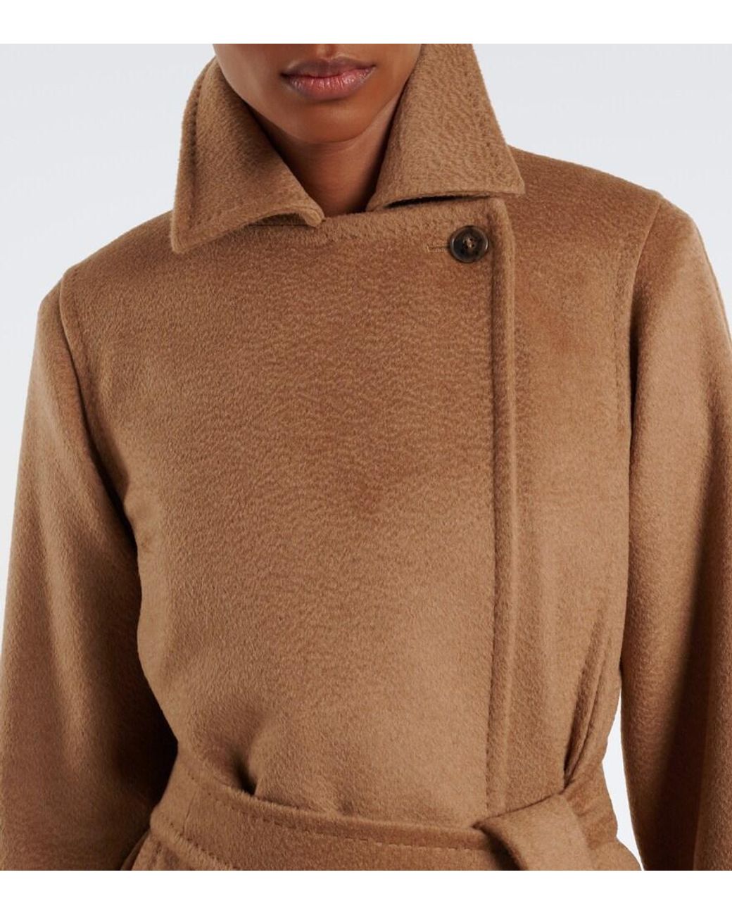 Max Mara Natural Manuela Icon Camel Hair Coat