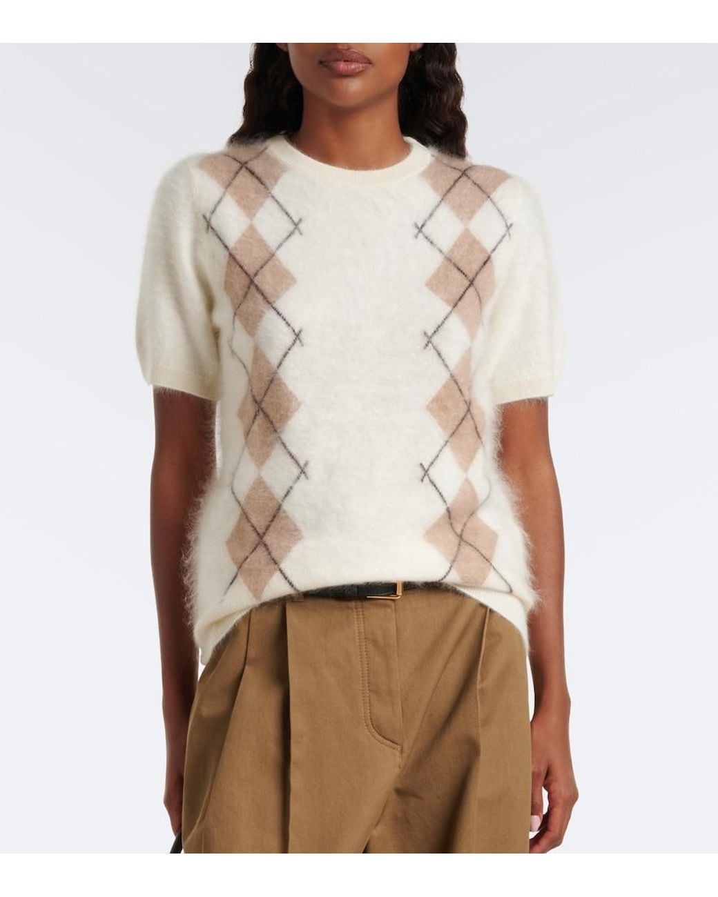 arch4 Natural Abel Argyle Cashmere Sweater
