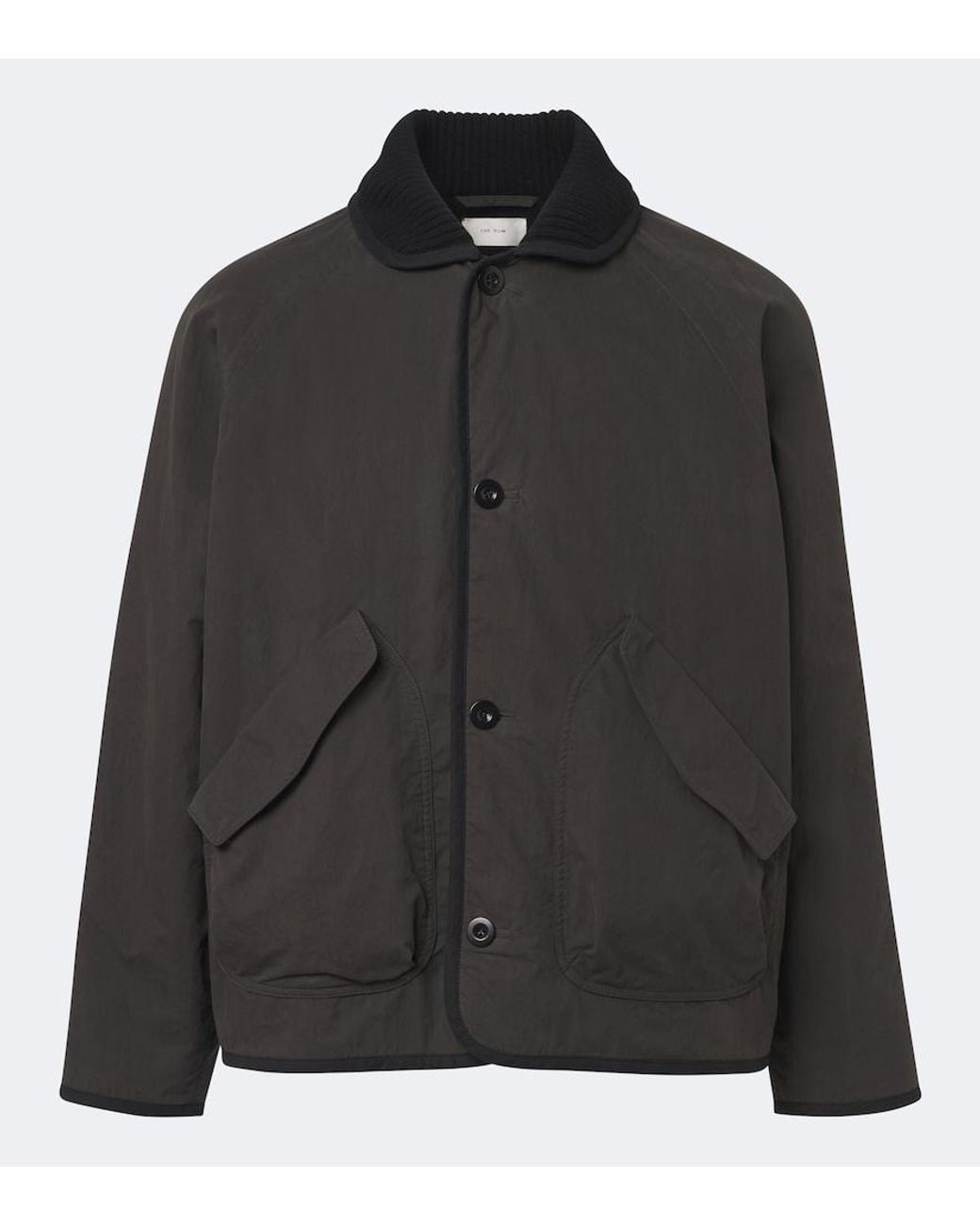 The Row Black Tobias Cotton-Blend Jacket for men