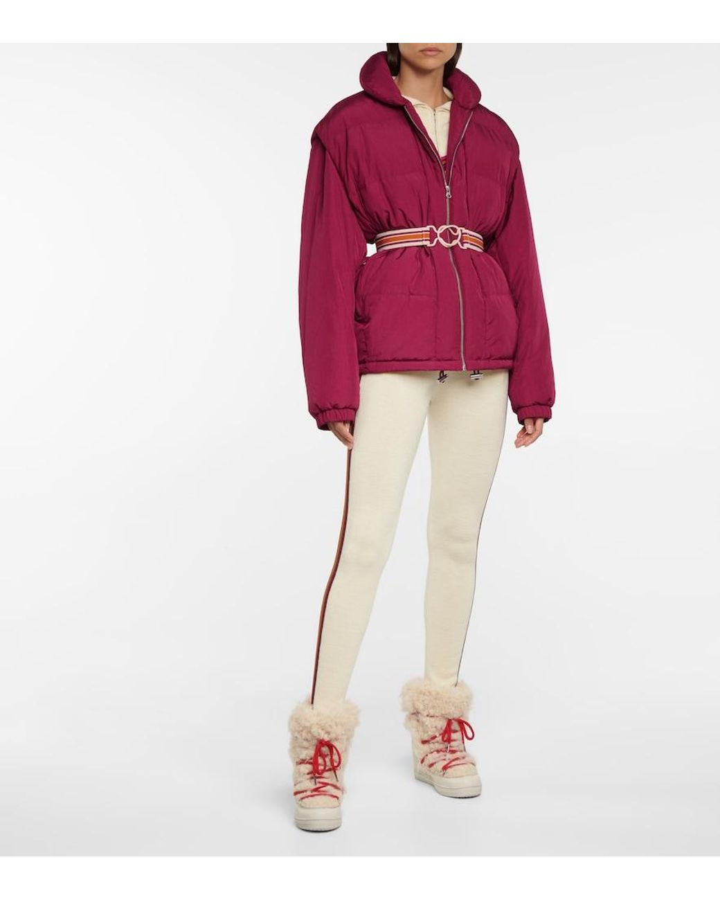 Isabel Marant Natural Fadena Jacquard Leggings