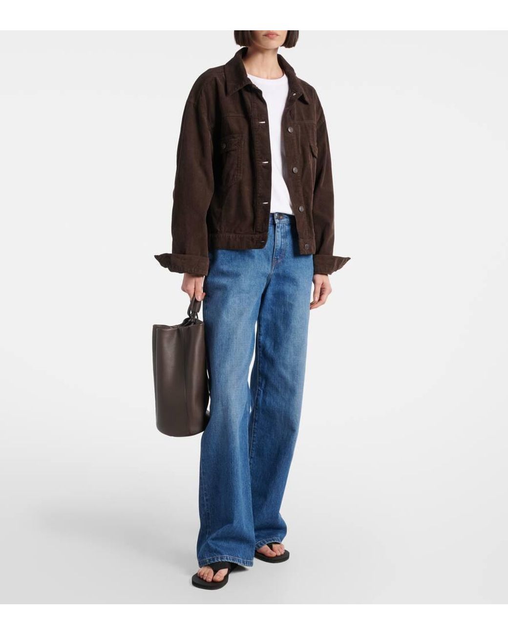 The Row Joe Leather Backpack in Brown | Lyst The Row Joe Leather Backpack in Brown | Lyst