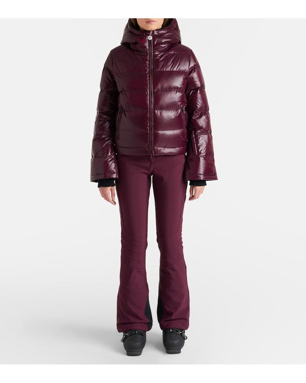 Perfect Moment Purple Polar Puffer Ski Jacket