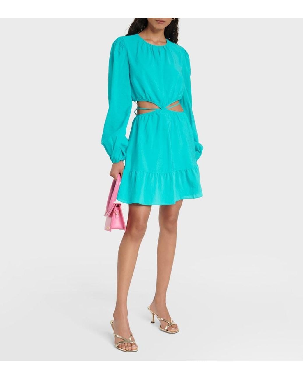 Jonathan Simkhai Blue Minikleid Issy