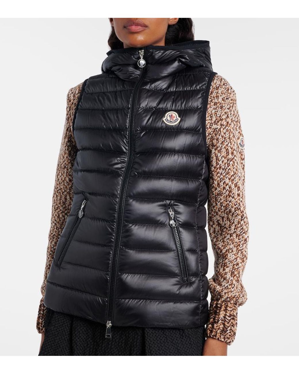 Moncler Black Glygosse Down Vest