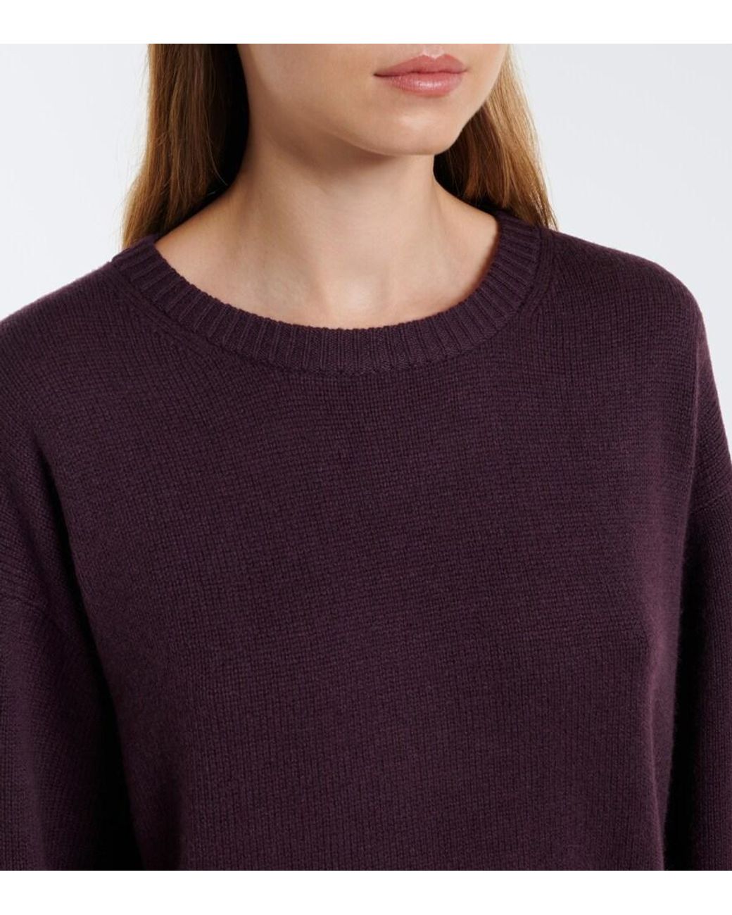 Jardin Des Orangers Purple Cashmere Sweater