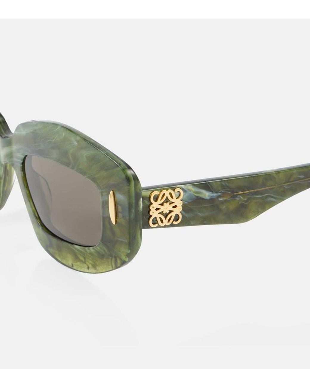 Loewe Green Screen Rectangular Sunglasses