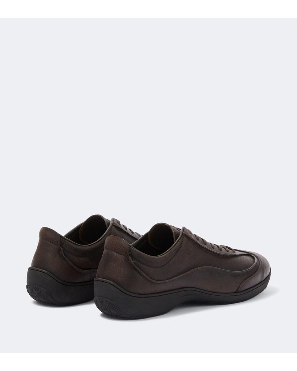 Kiko Kostadinov Brown Sargo Leather Sneakers for men