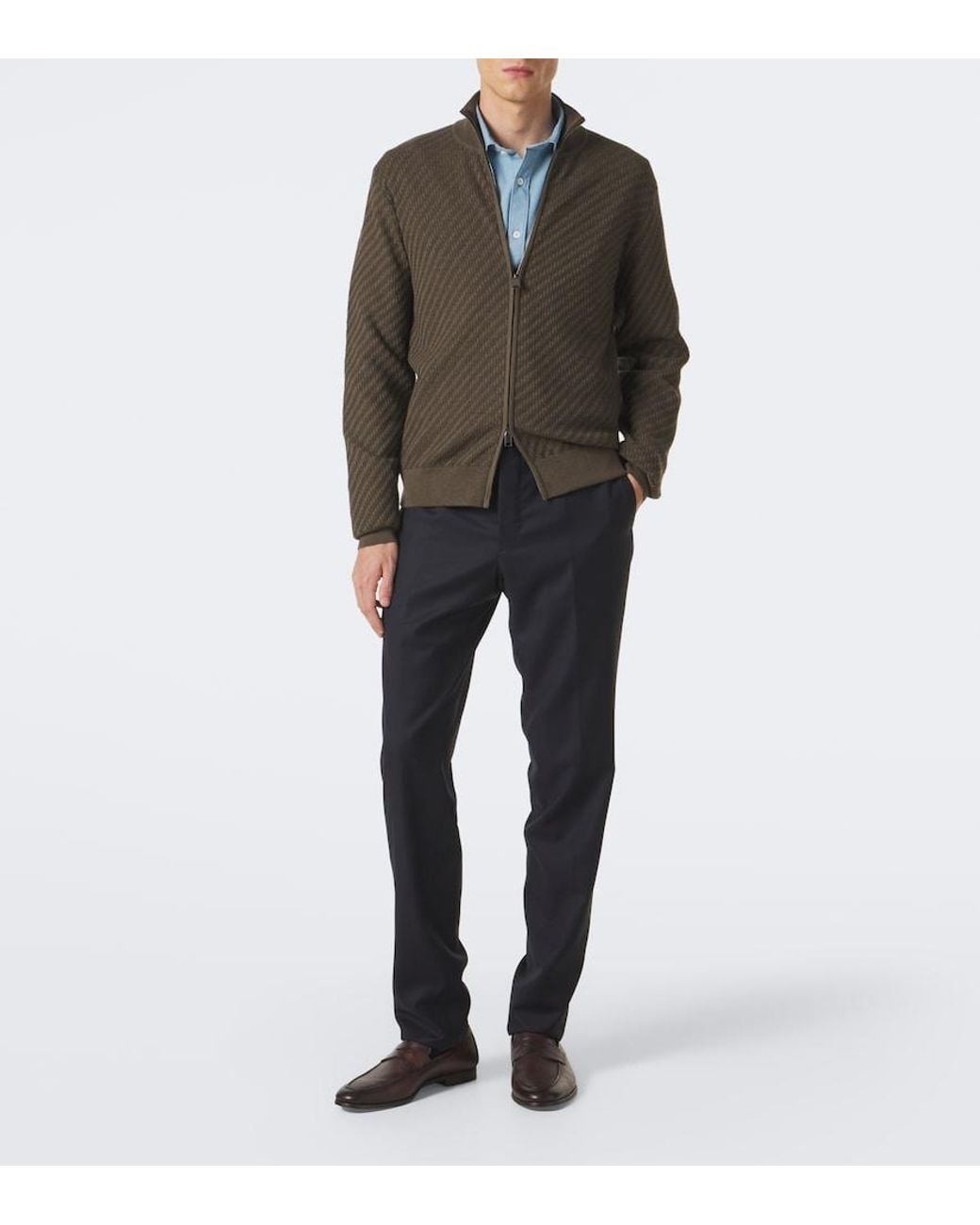Pullover di Brioni in Green da Uomo