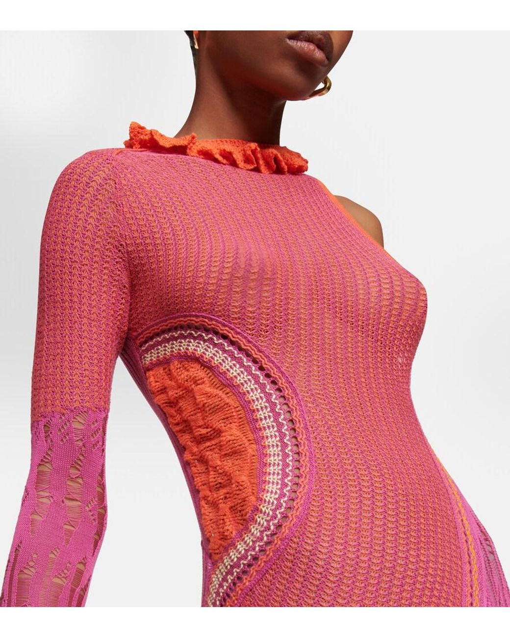 Roberta Einer Bianca Cotton Maxi Dress in Pink | Lyst