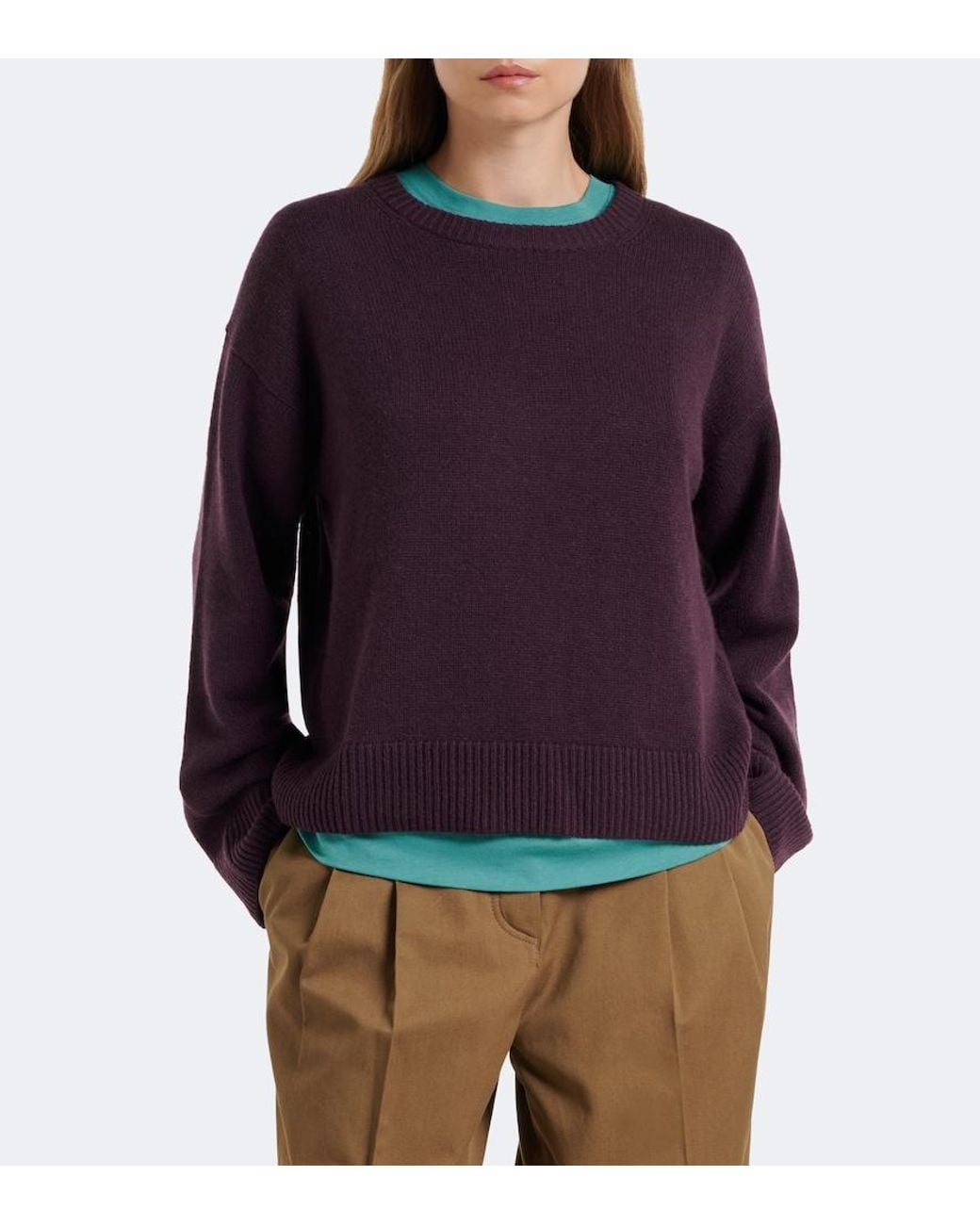 Jardin Des Orangers Purple Cashmere Sweater