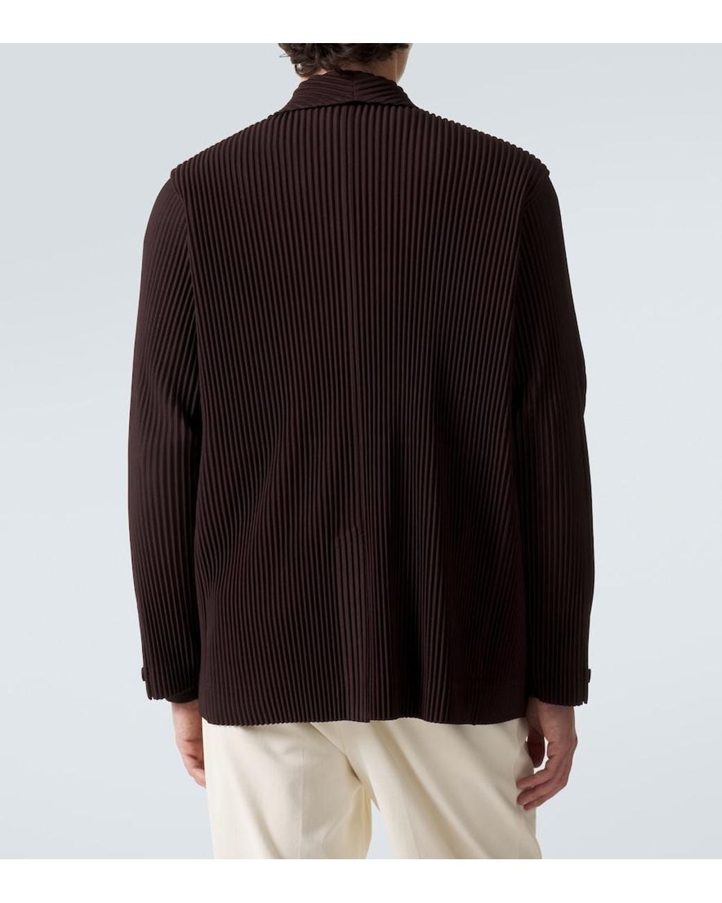 Homme Plissé Issey Miyake Black Tailored Pleats 2 Blazer for men
