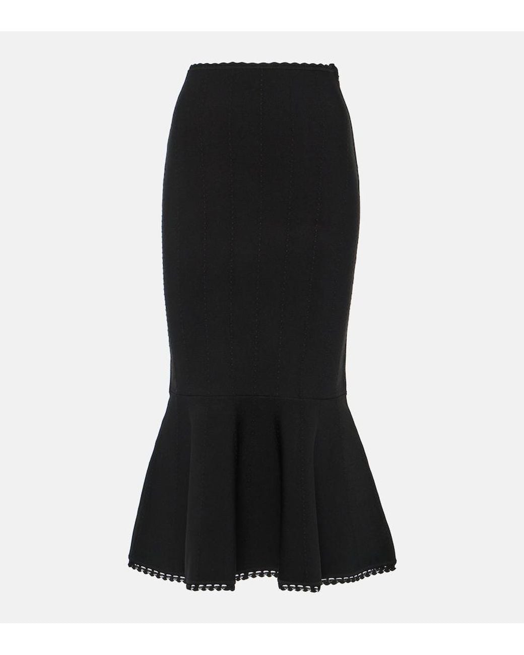 Victoria Beckham Black Midi Skirts
