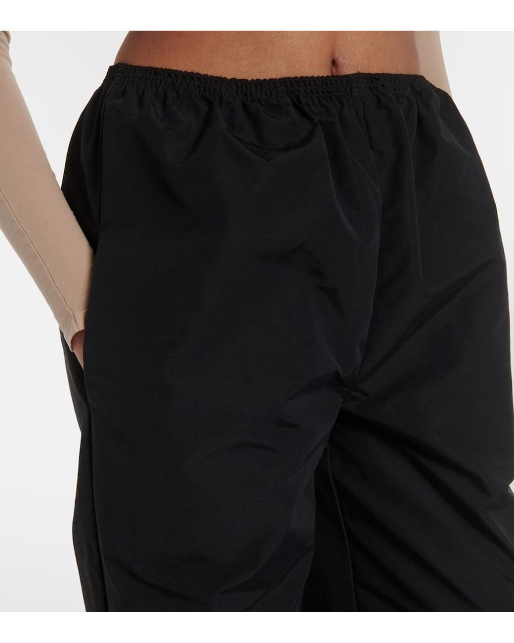 Alaïa Blue Balloon Straight Pants