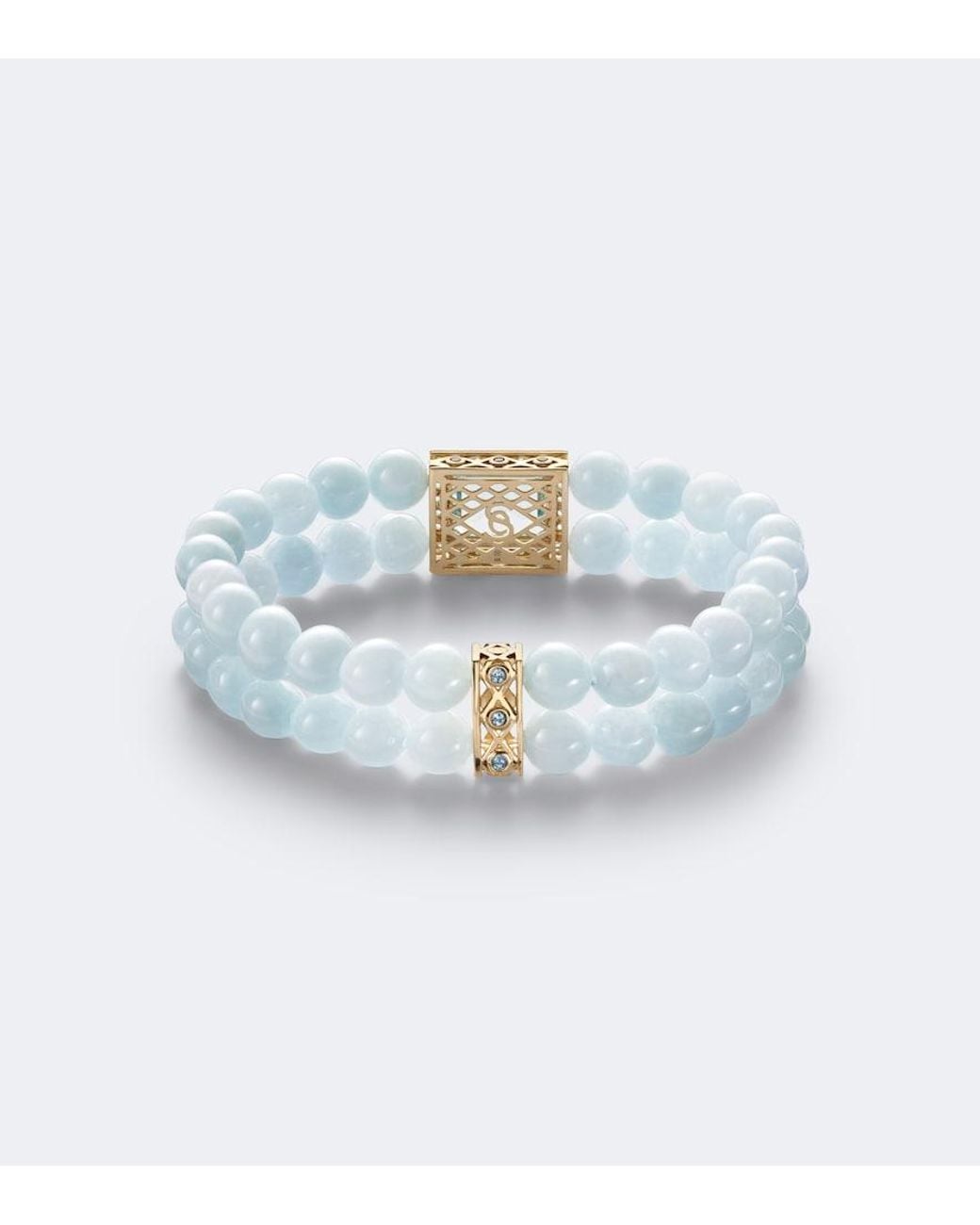 Bracciale Multi Spacers di Sydney Evan in Blue