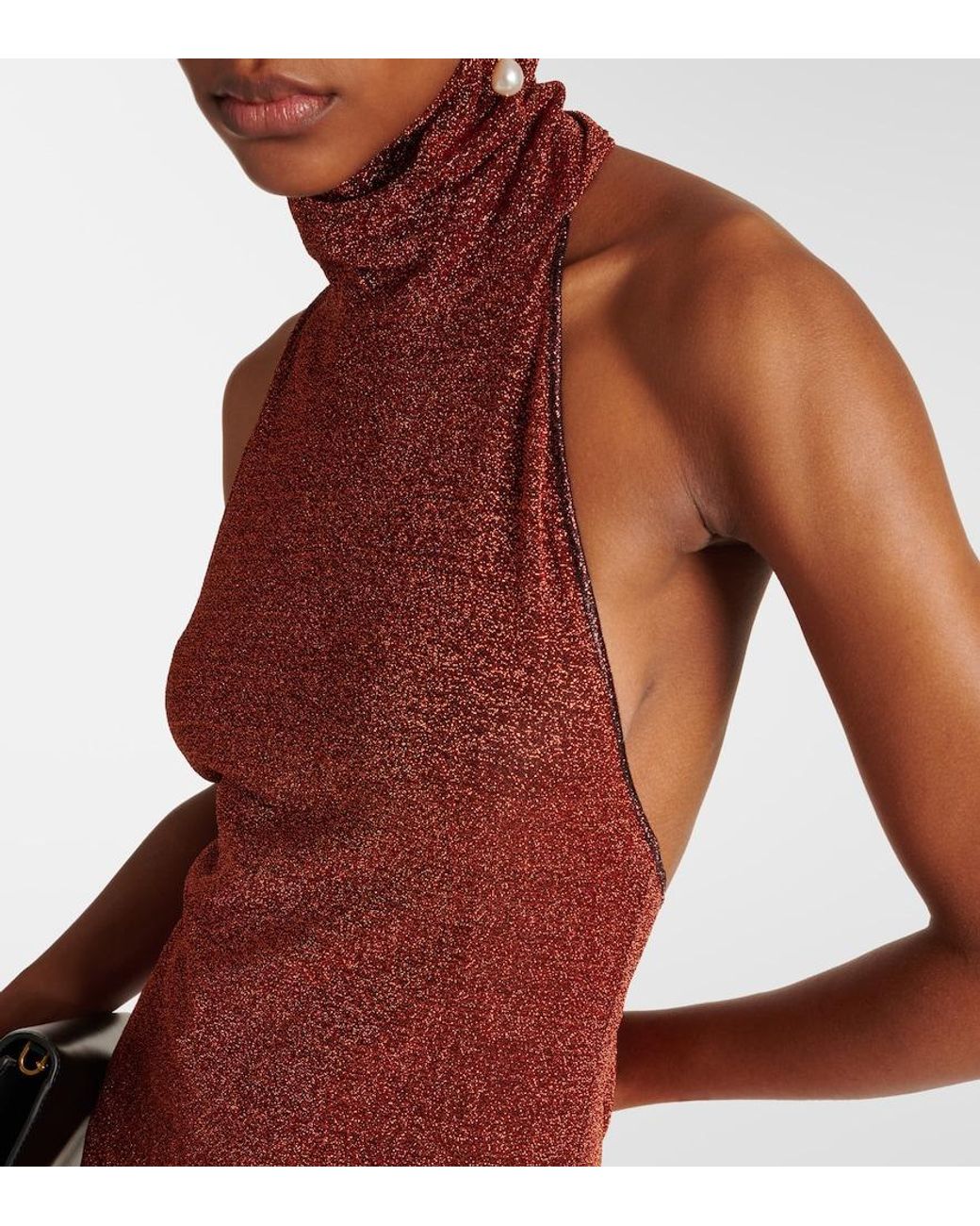 Oseree Purple Lumiere Maxi Dress