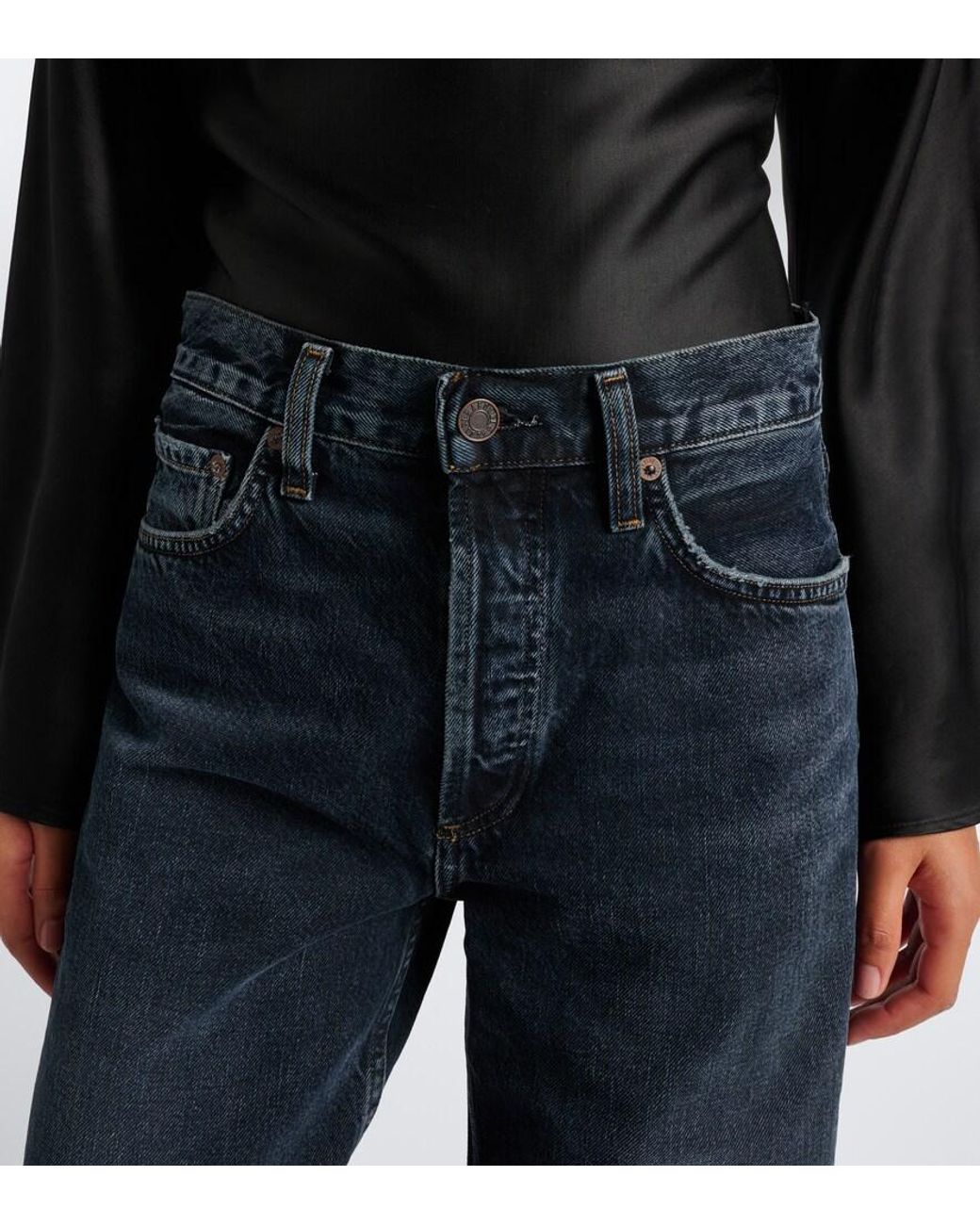 Agolde Blue Arc Jean 32 Wide-Leg Jeans