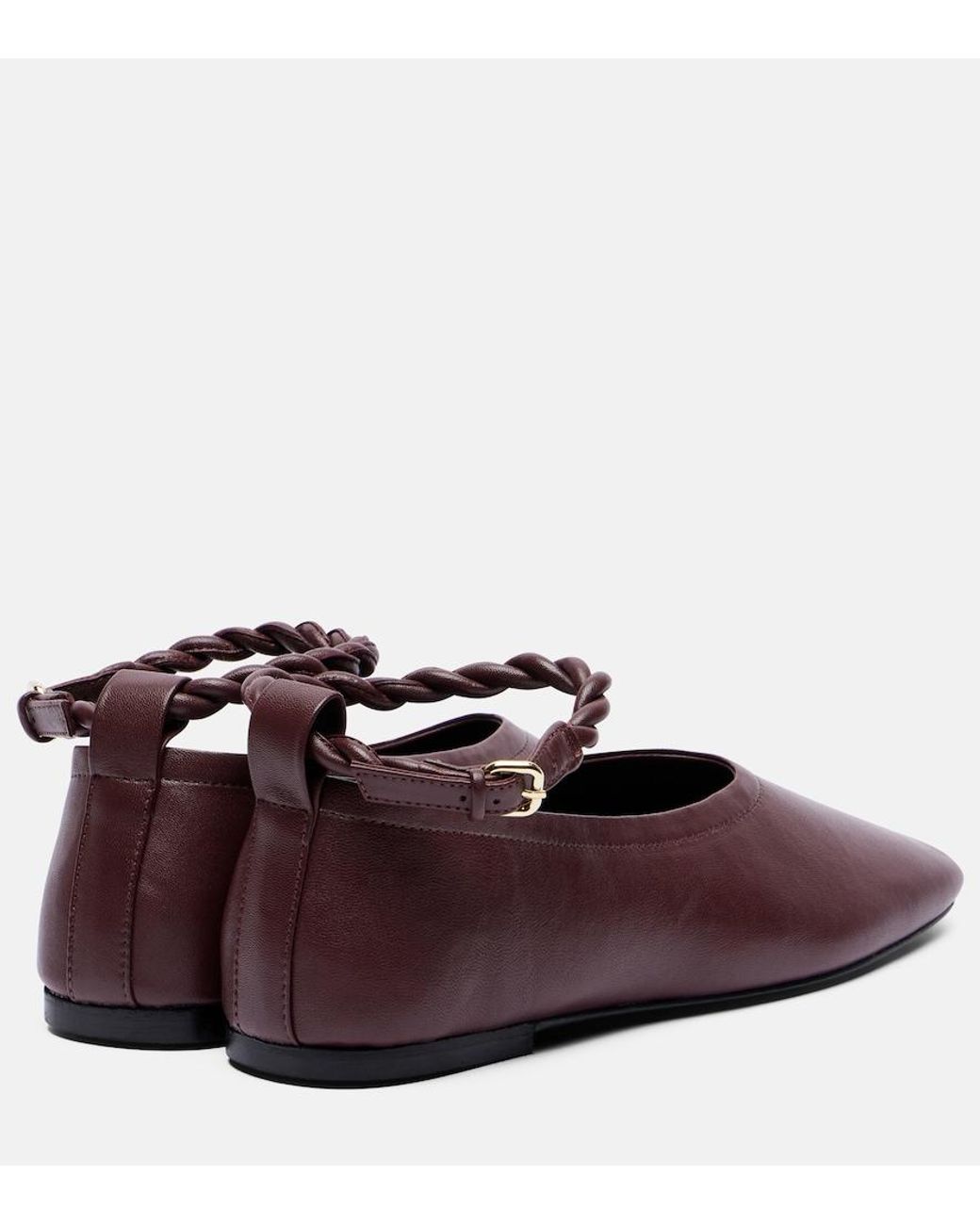 A.Emery Brown Steele Leather Flats
