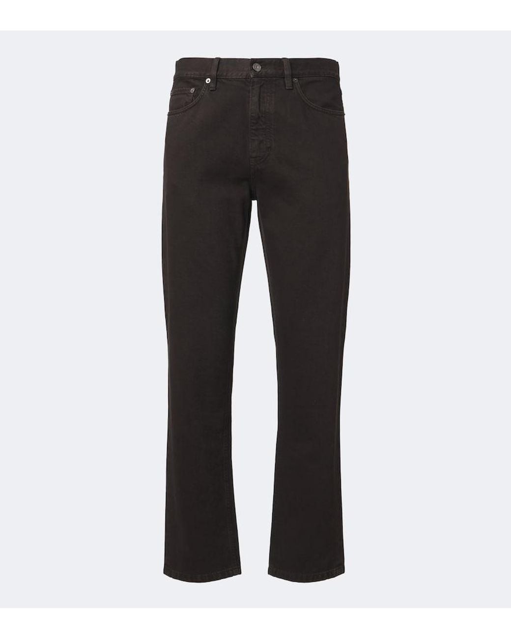 Zegna Black Roccia Straight Jeans for men