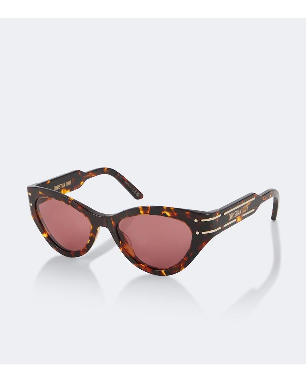 Dior Brown Diorsignature B7I Cat-Eye Sunglasses