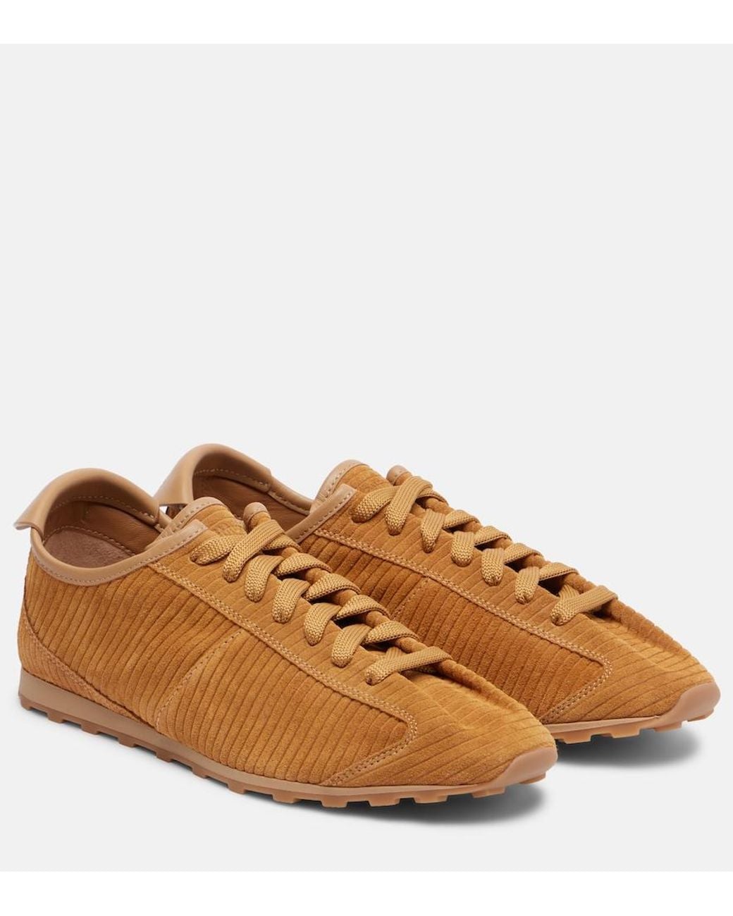 Jacquemus Brown Tennis Suede Sneakers