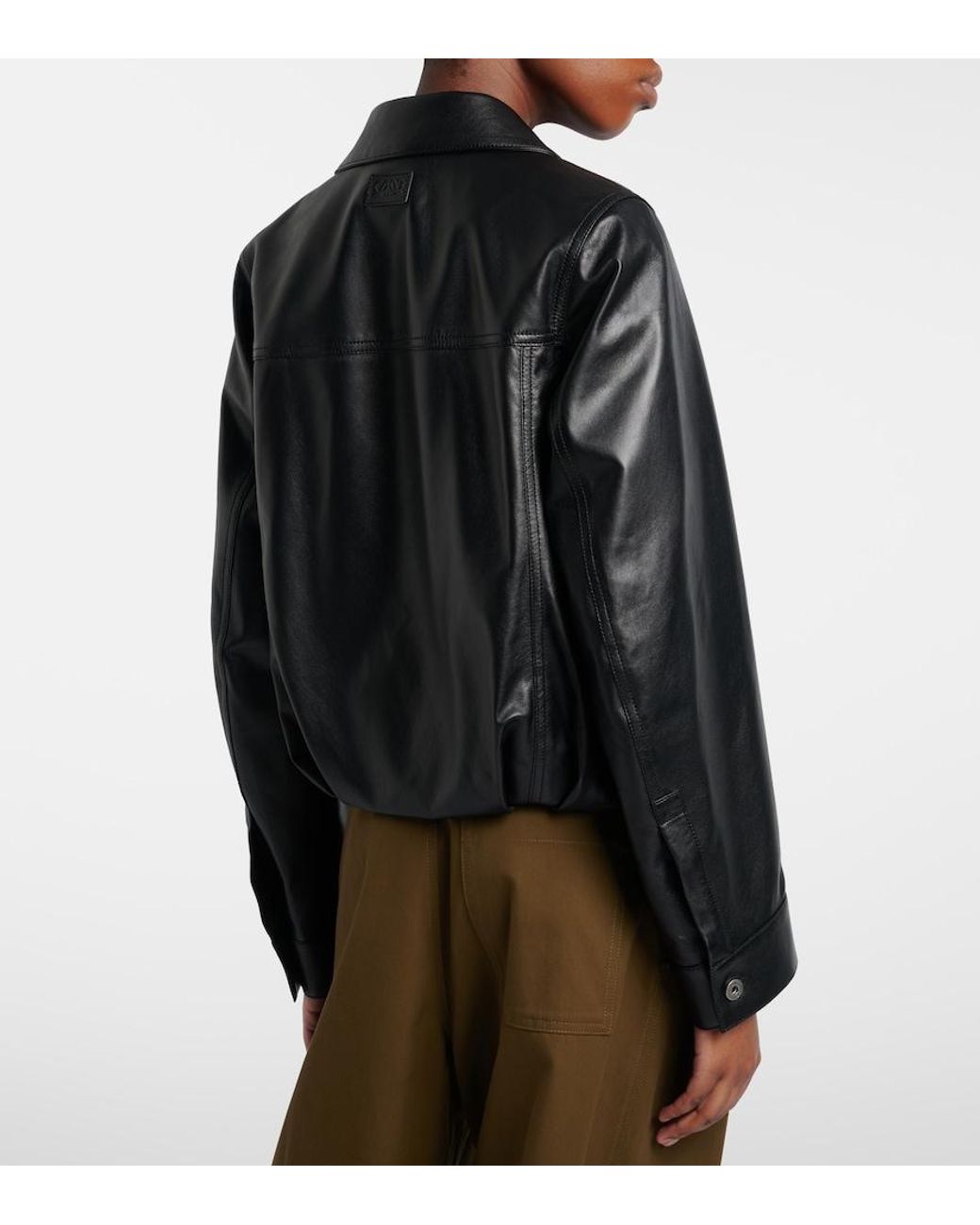 Loewe Black Leather Jacket