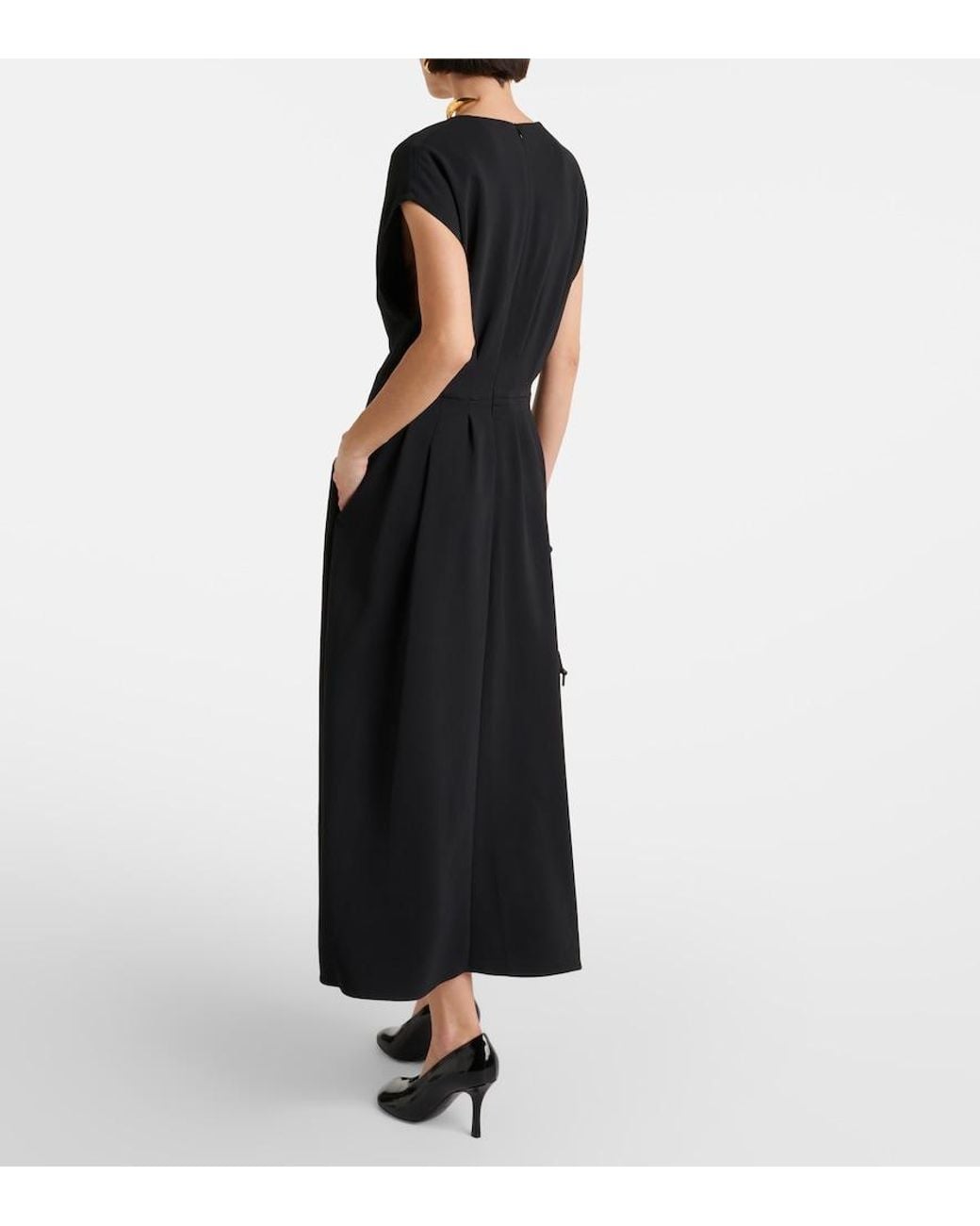 Robe En Cady Joseph en coloris Black
