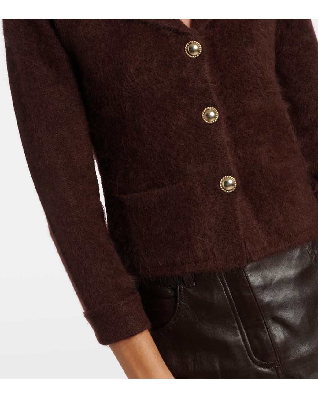 Dorothee Schumacher Purple Wool And Cashmere Jacket