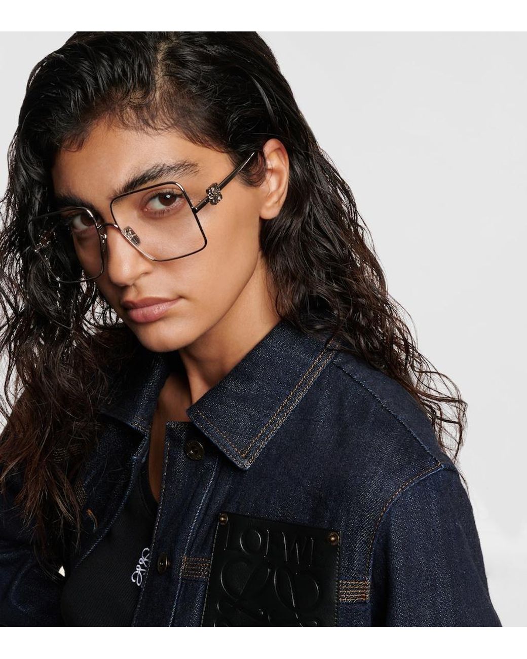 Loewe Natural Eckige Brille Anagram