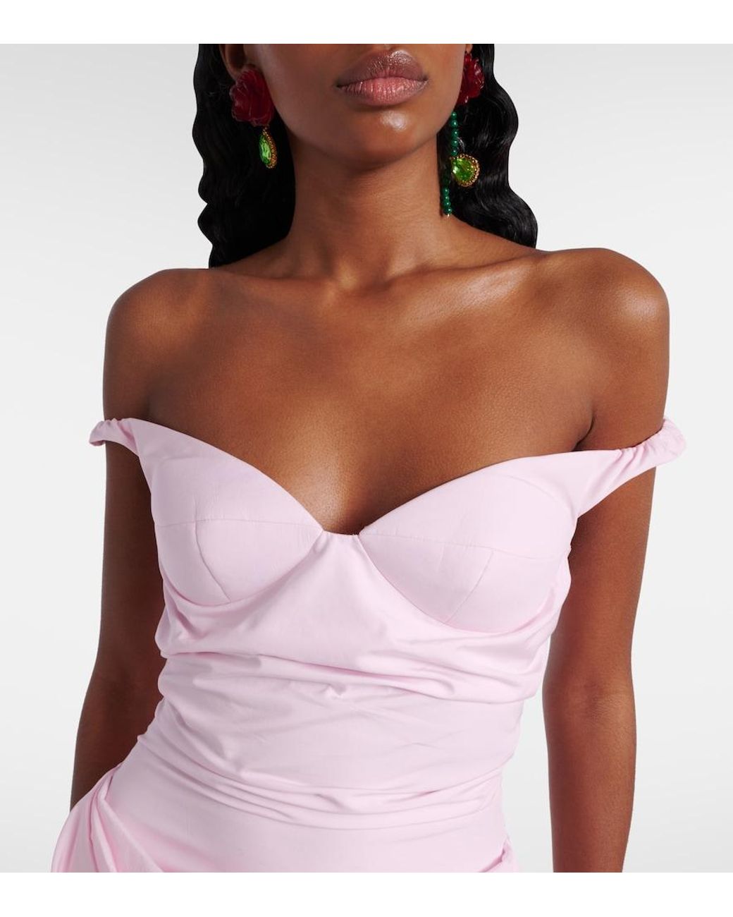 Magda Butrym Pink Cotton Minidress