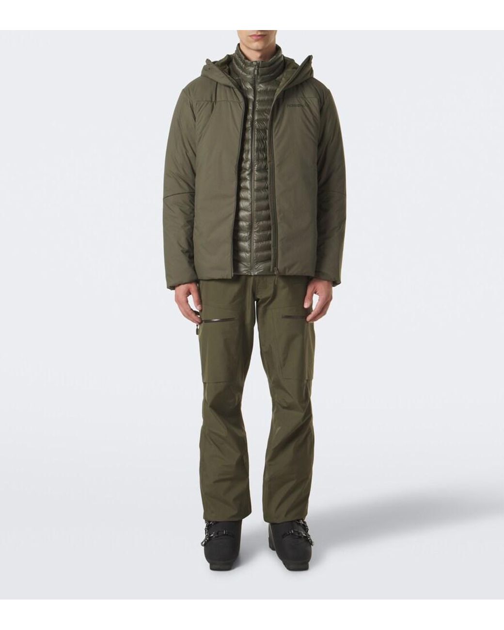 Norrona Green Trollveggen Down Ski Jacket for men