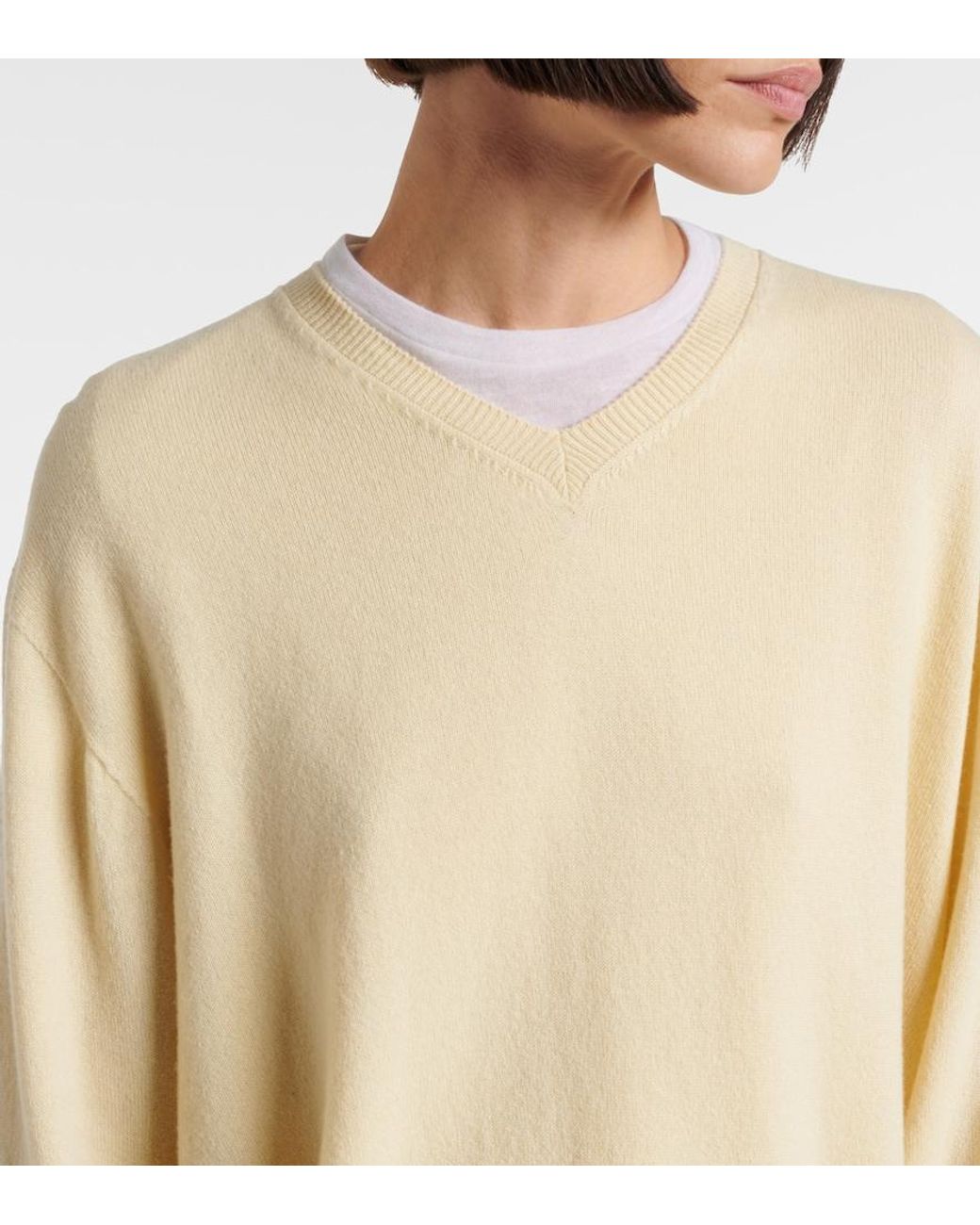 The Row Natural Migeia Cashmere Sweater
