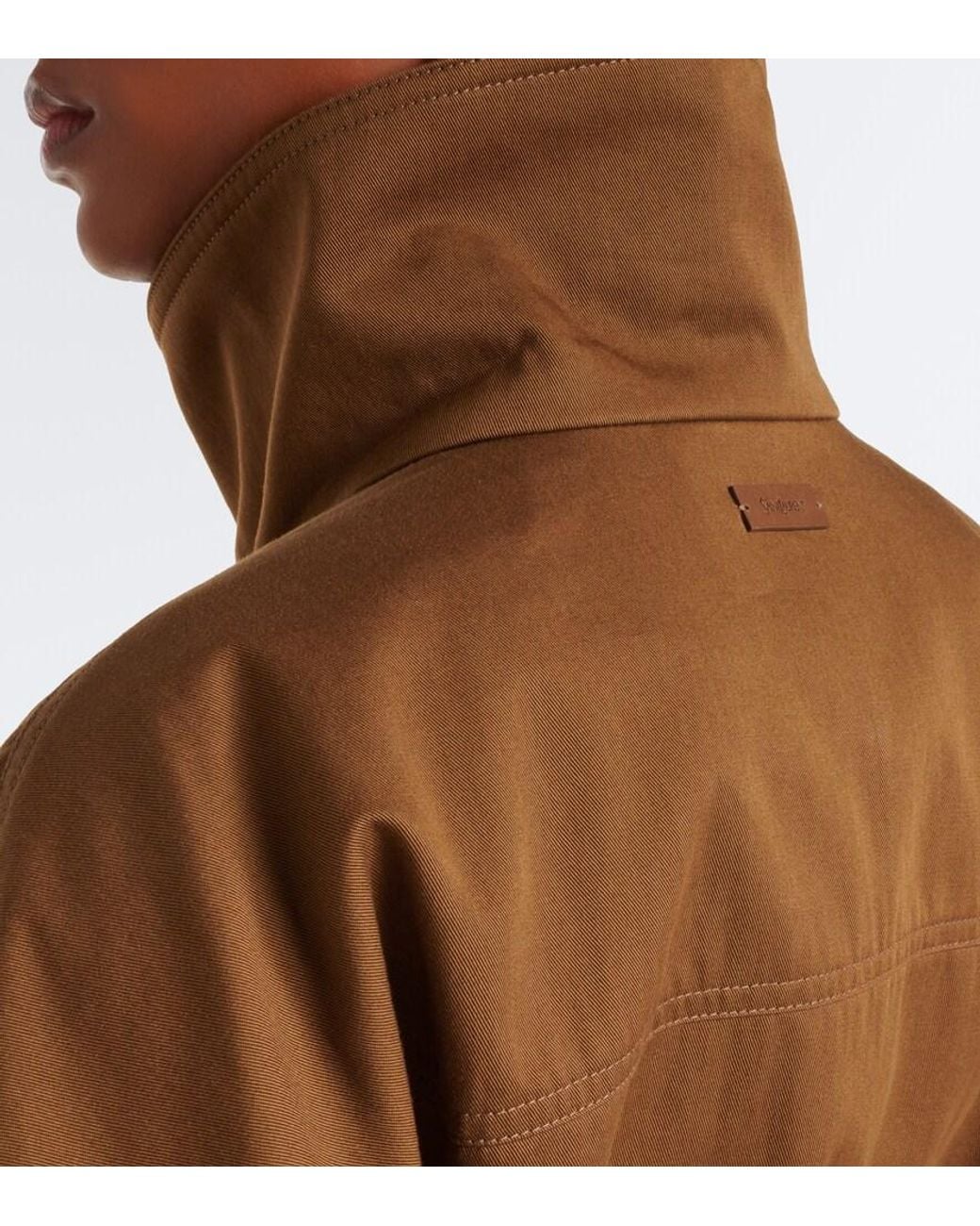 Saint Laurent Brown Cotton Serge Jacket