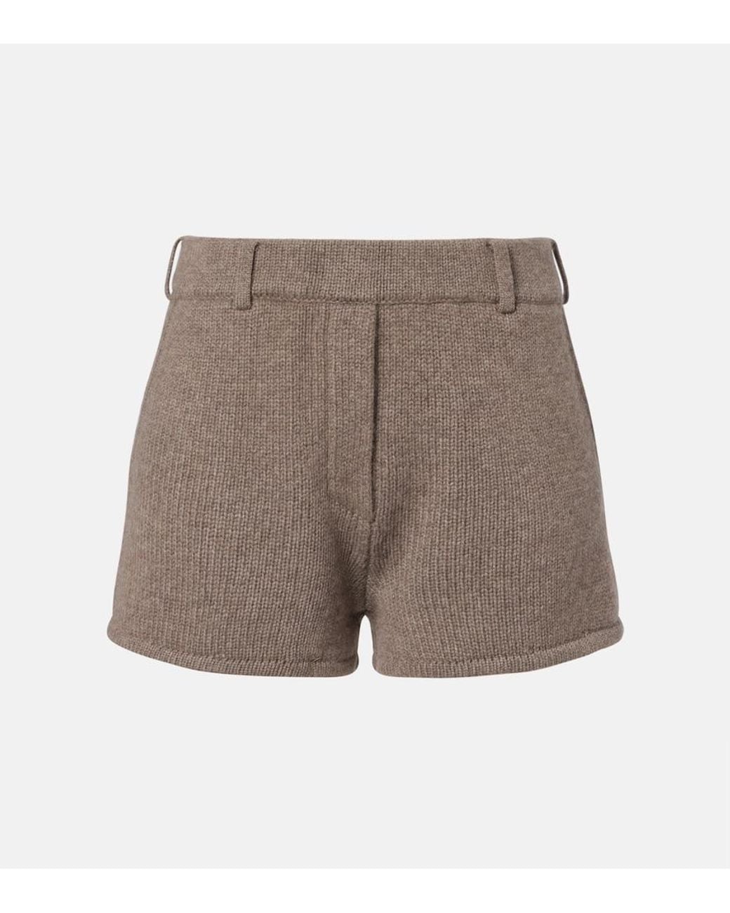 Lisa Yang Gray Annora Cashmere Shorts
