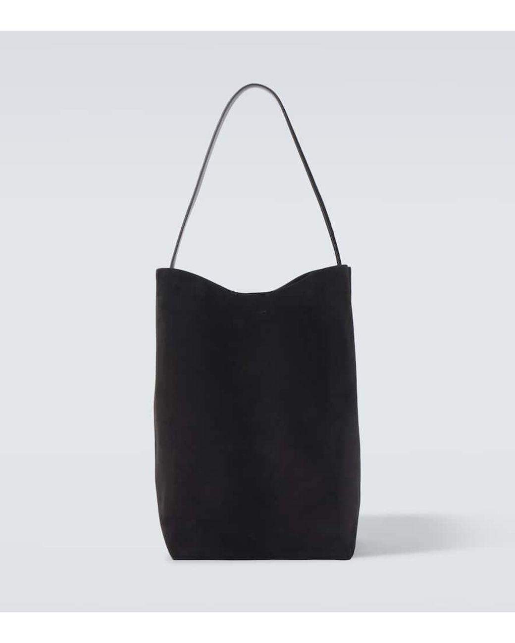 The Row Tote Bag N/S Parke Large Aus Veloursleder in Black für Herren