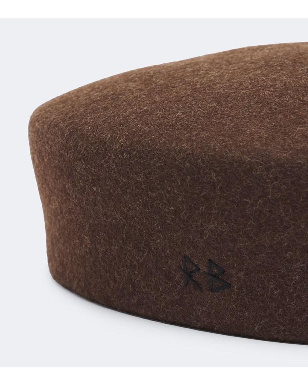 Ruslan Baginskiy Brown Wool Felt Hat