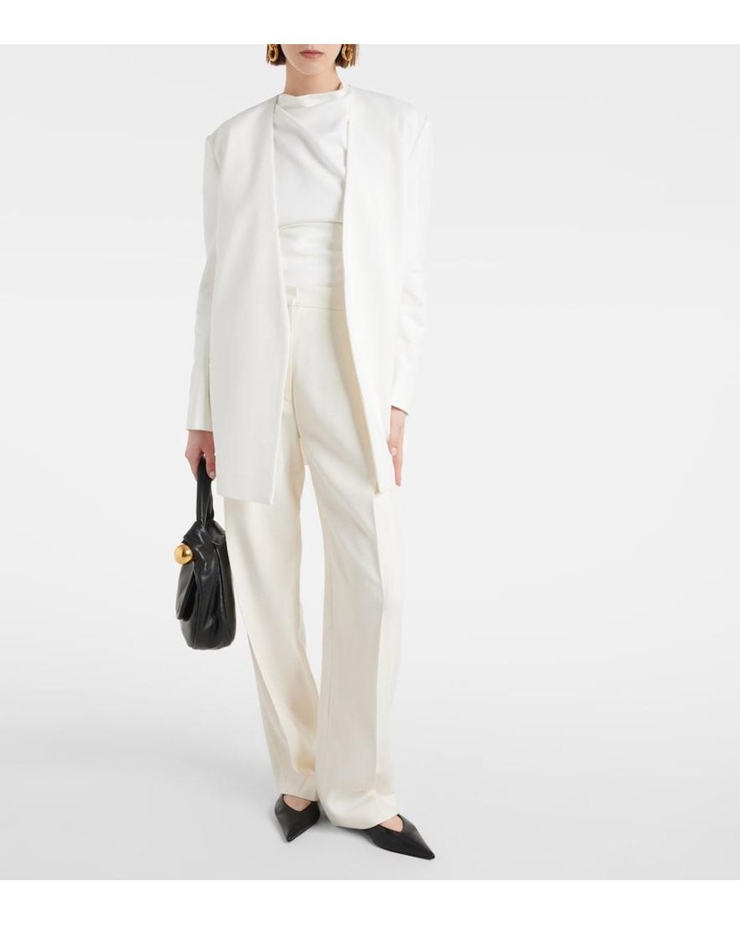 TOVE White Saunders Cotton-Blend Jacket