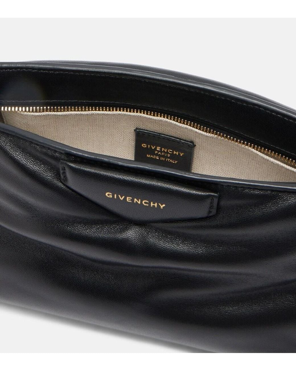 Givenchy Black Leather Pouch