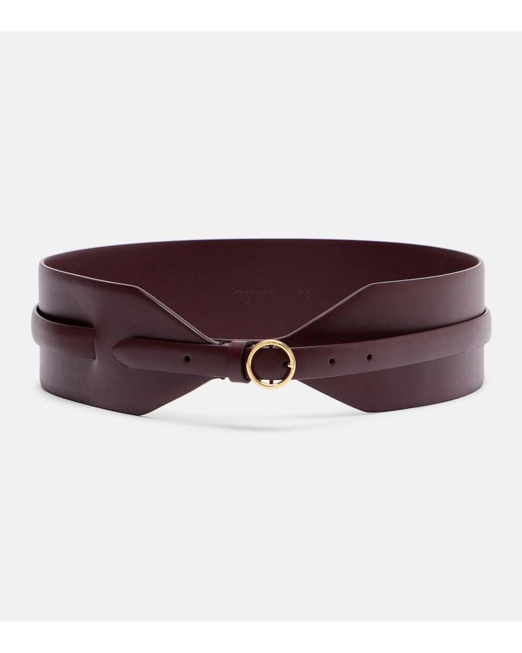 Alaïa Purple Leather Belt