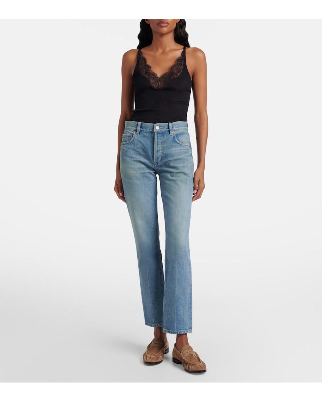 Saint Laurent Blue Slim Jeans