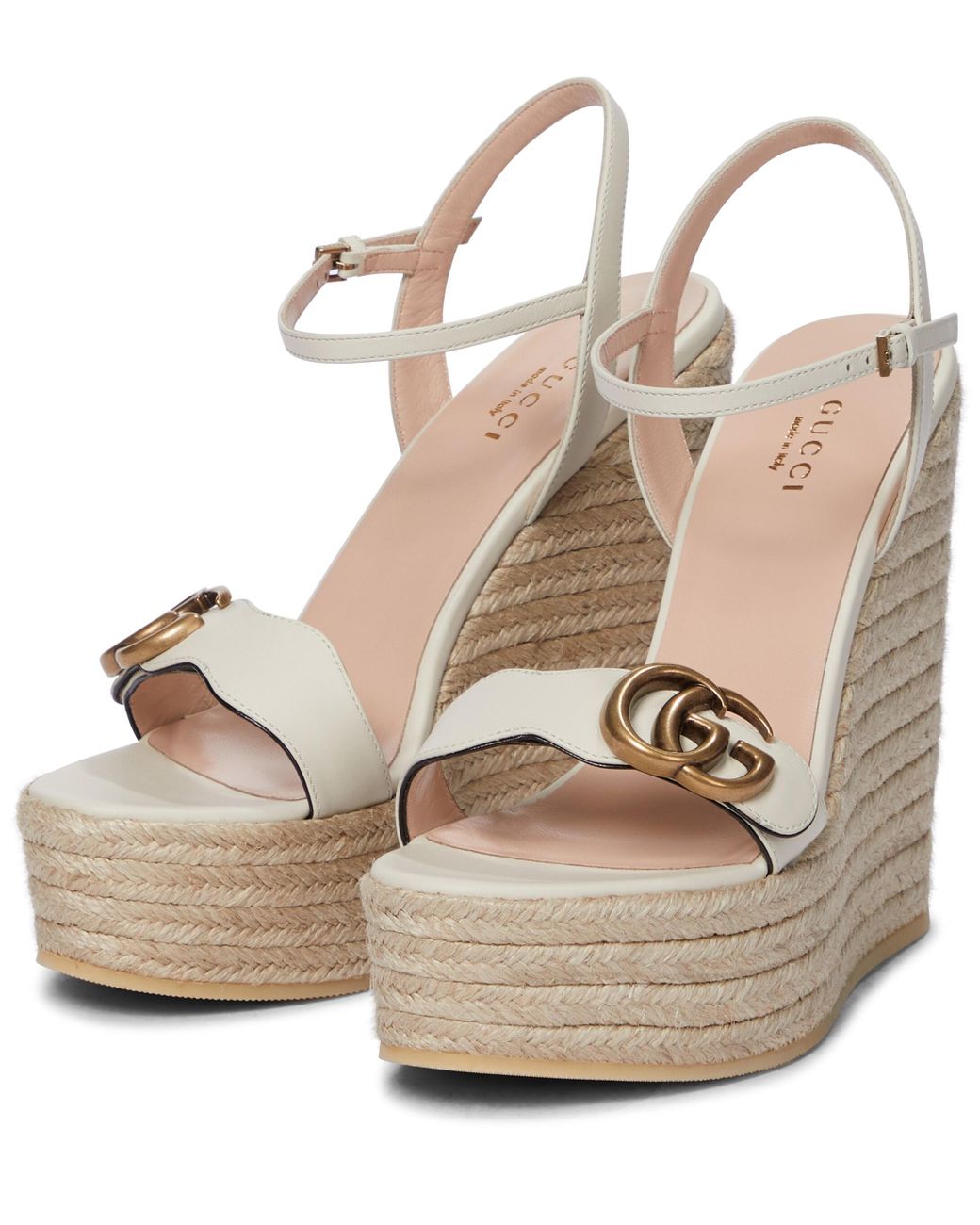 Gucci wedges white Clearance