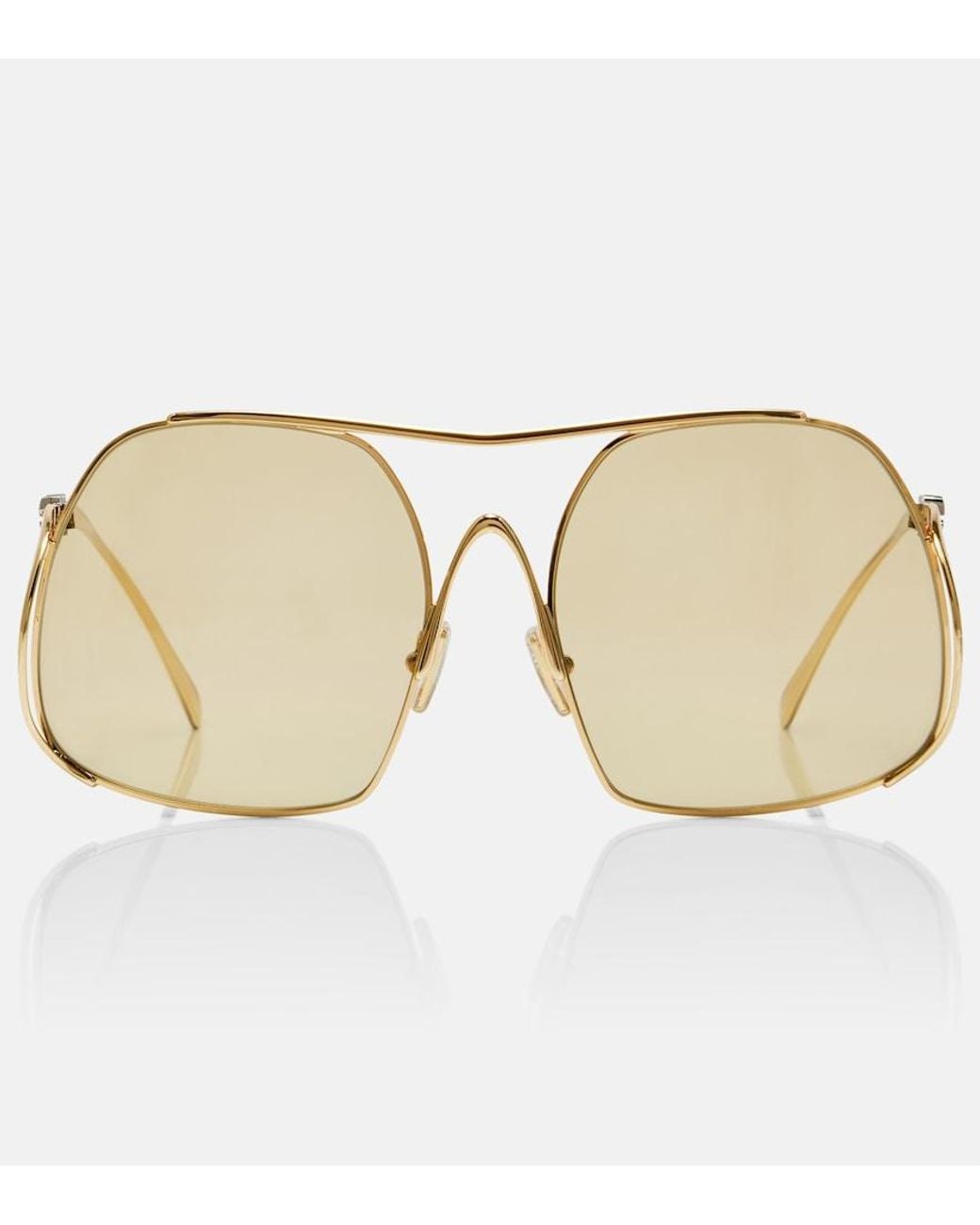 Miu Miu Natural Miu Ombre Square Sunglasses